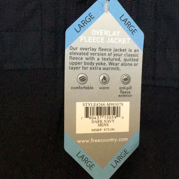 Free Country Overlay Fleece Jacket - Picture 4 of 7